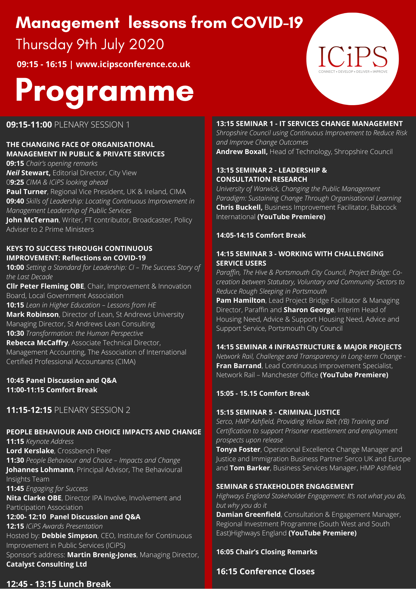 ICiPS Programme